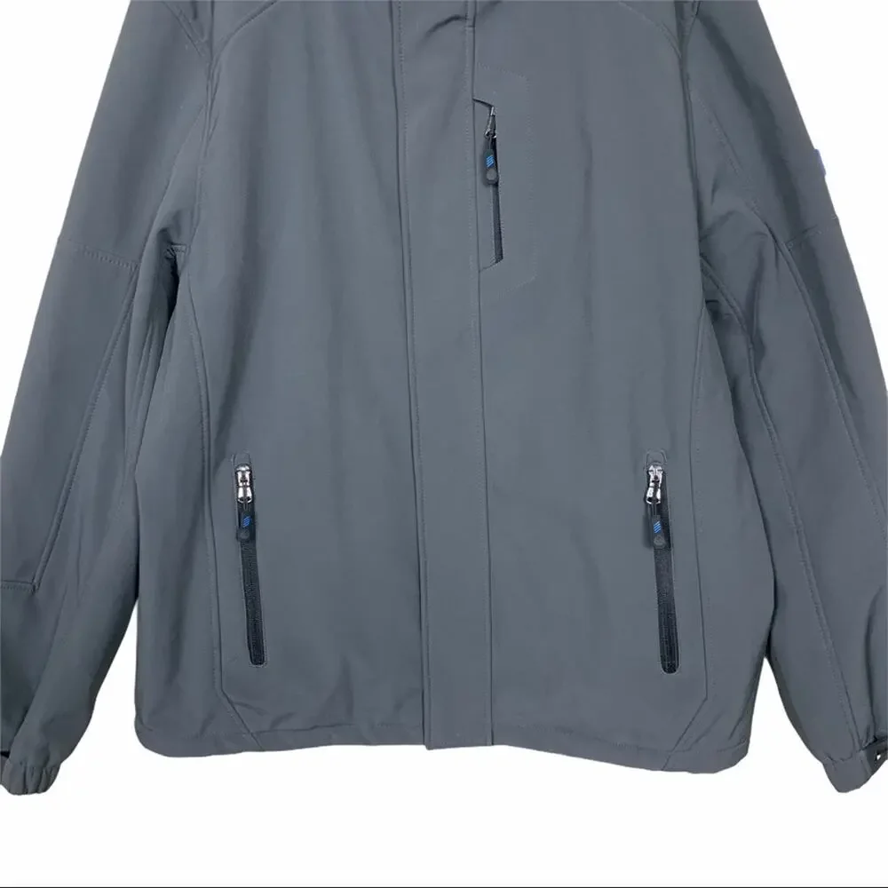 Calvin Klein Soft Shell Jacket Slate Gray Size L - Picture 5 of 10